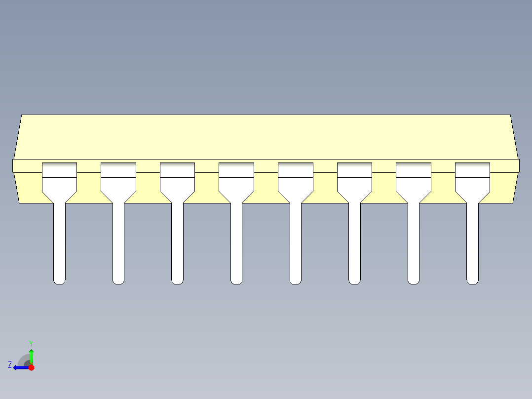 电容器 二极管 电阻器-STEP Resistor 330 Ohm 4116R-1-331LF右视图
