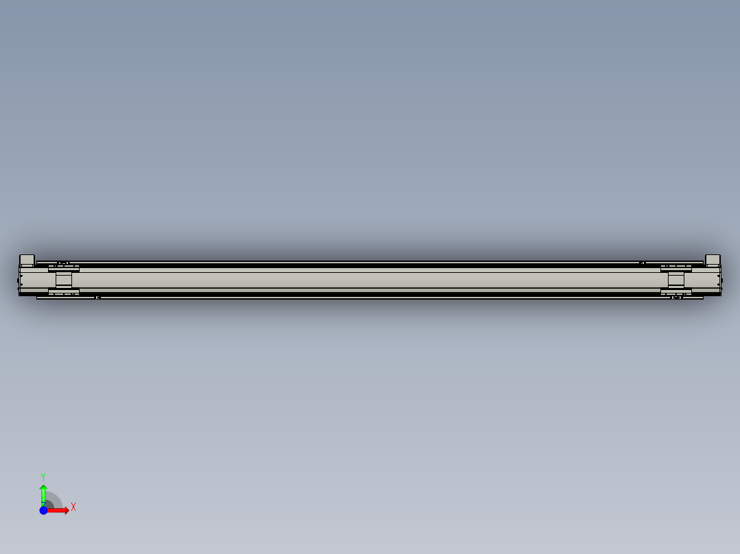 威洛博双电机滑台-VBF14S2-L50-S2600-BD-P40-C6前视图