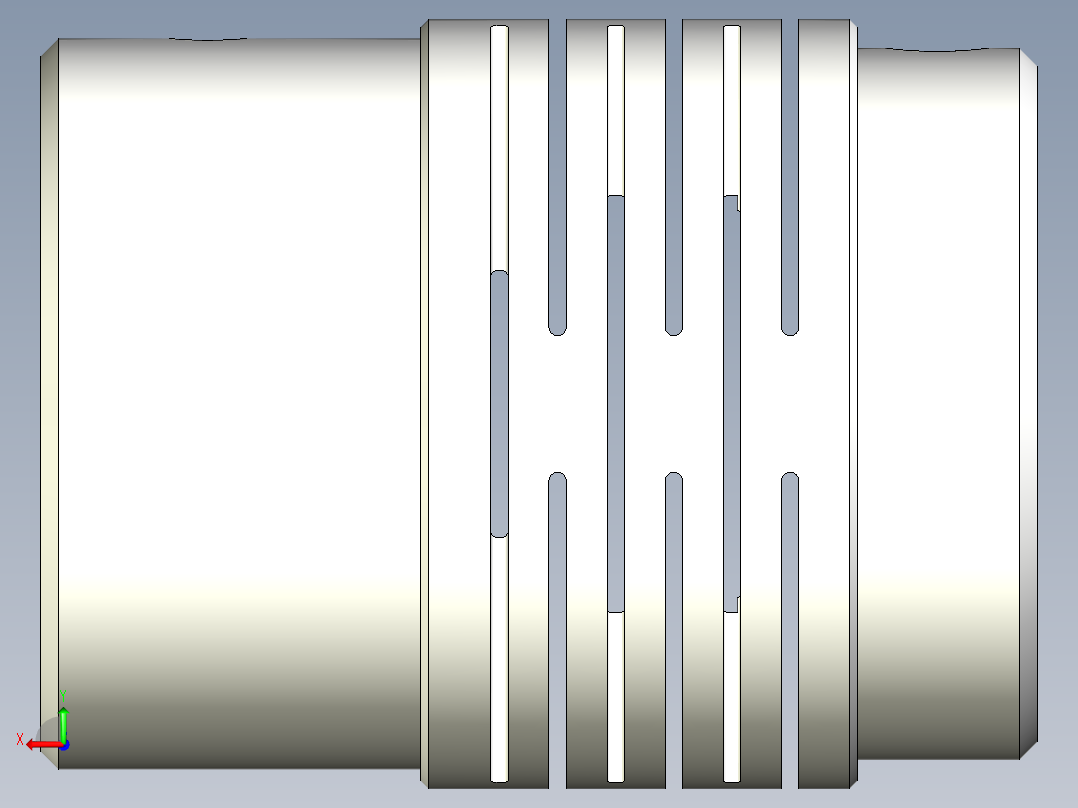 配置器附带的15个联轴器集合后视图