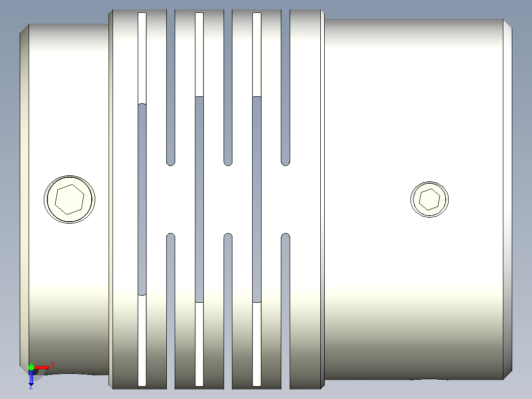 配置器附带的15个联轴器集合俯视图