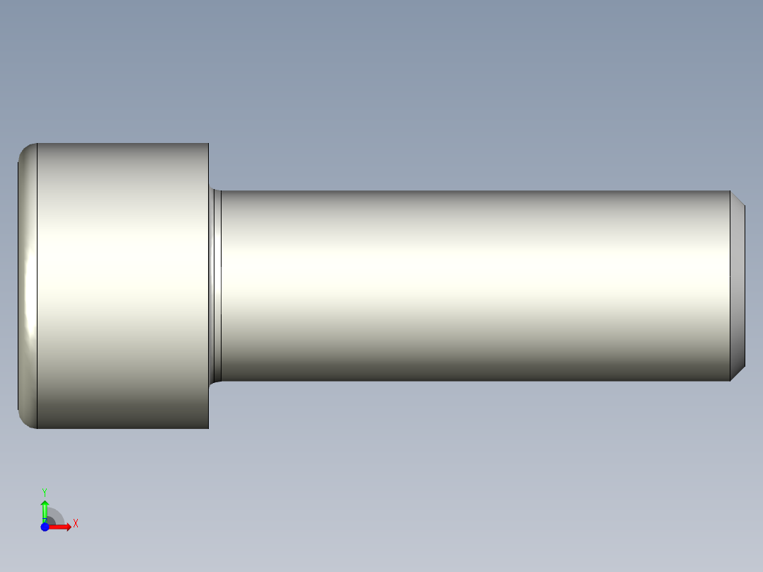 螺钉-DIN_912-M16x45.stp前视图