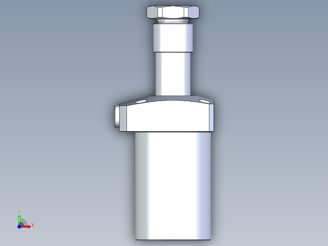 KOSMEKLHA0650-CL-Q25多系列多零件图纸模型前视图