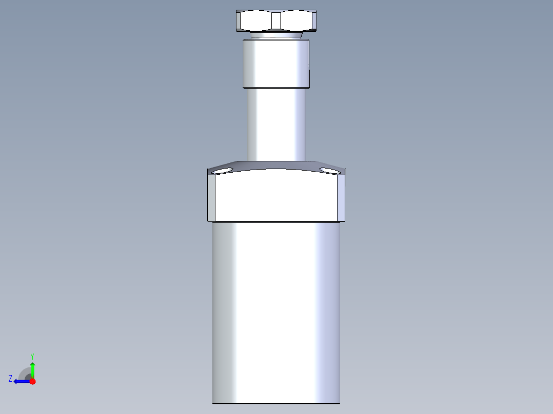 KOSMEKLHA0650-CL-Q25多系列多零件图纸模型右视图