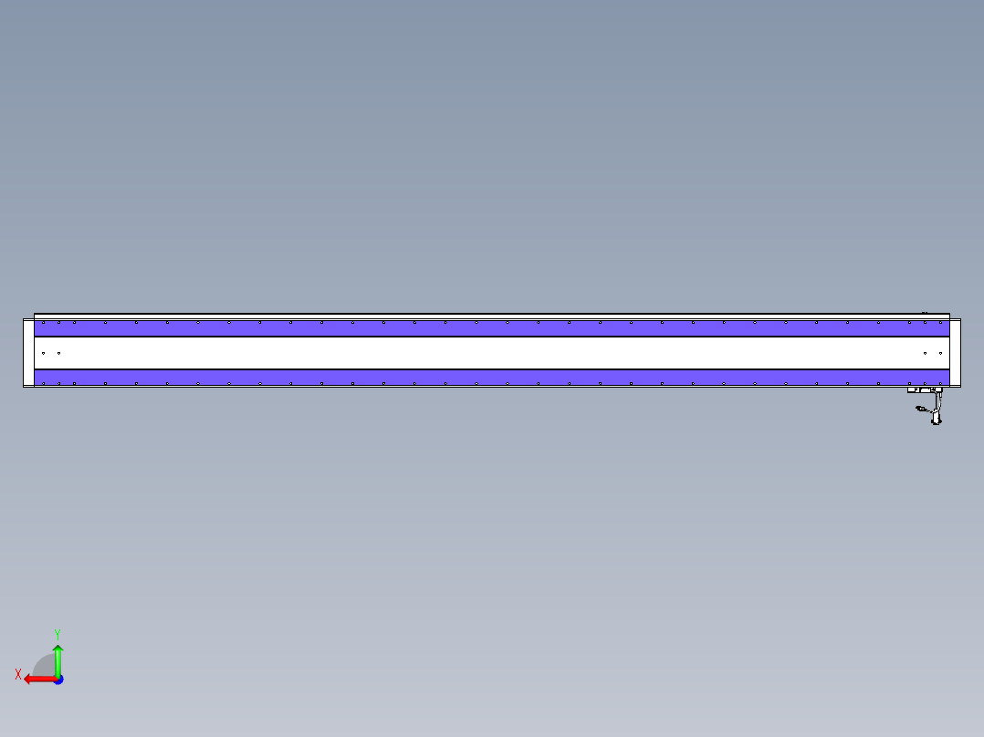 威洛博VL系列直线电机模组-VL22H1-S2800后视图
