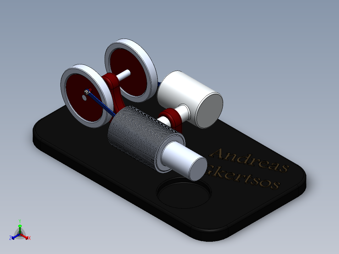 发动机 (56)正等轴测图