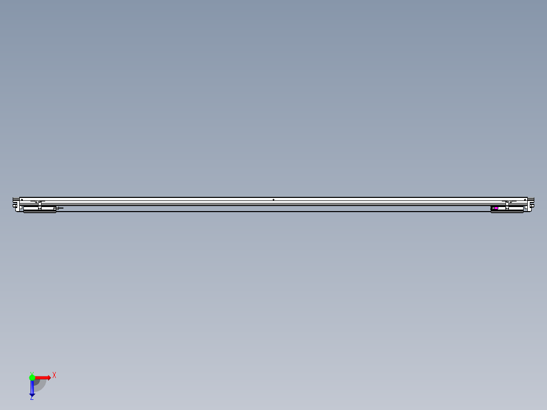 威洛博VL系列3d模型模组2VL14S2Y-S2400俯视图