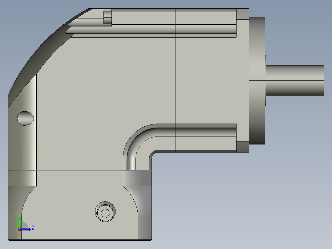 斜齿ZPGH090-L1 19-70-90-M6-6B CZ19.STEP左视图