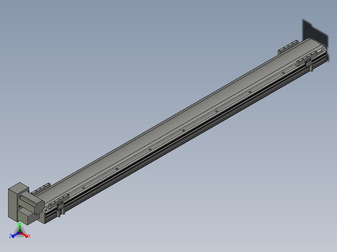 直线模组WG-LHB12-S1450-LU设计图纸