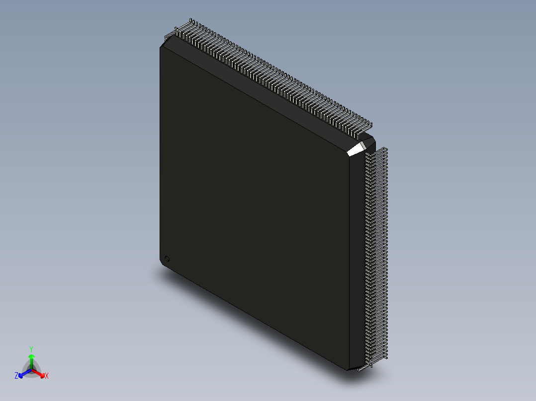 元器件<span style='color: red'>3D</span>封装QFТ240_FPT-240P-M02177