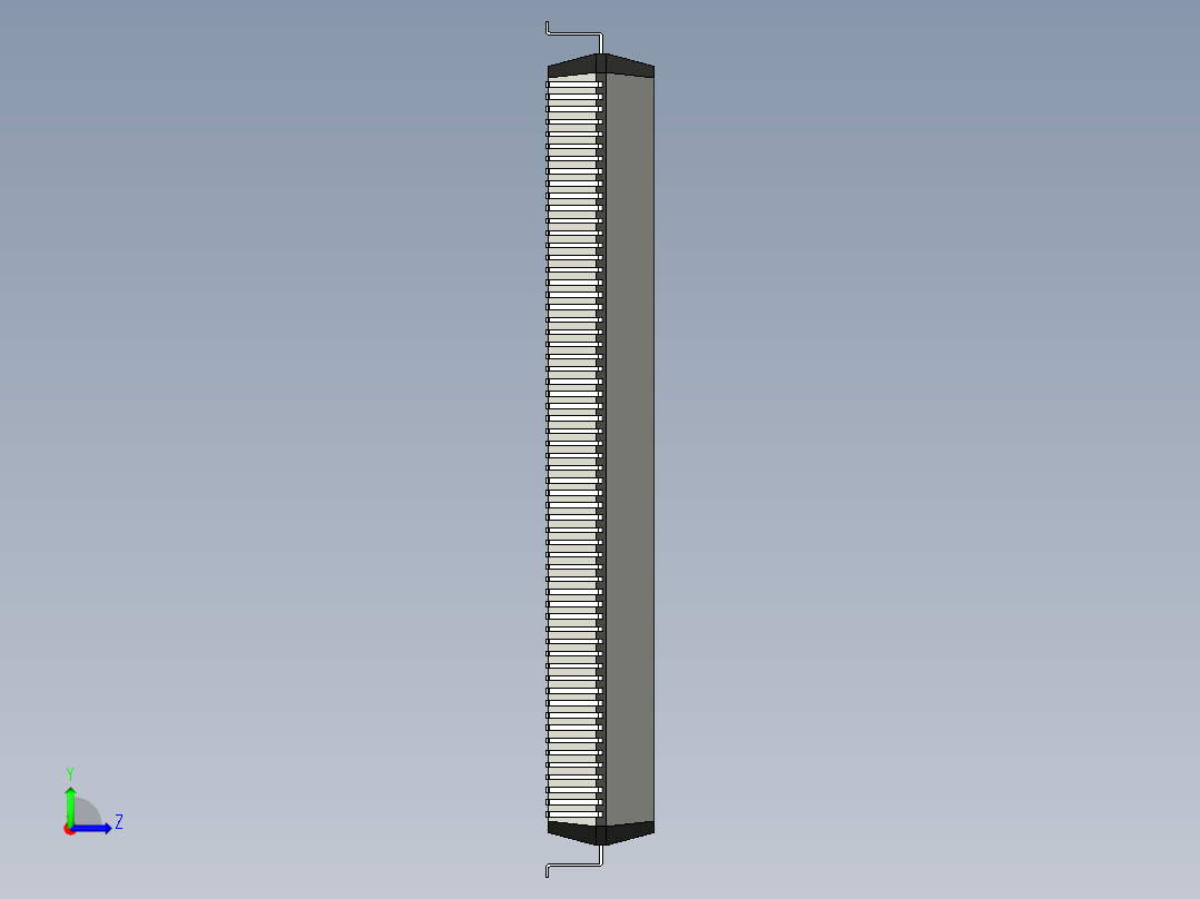 元器件3D封装QFТ240_FPT-240P-M02177左视图