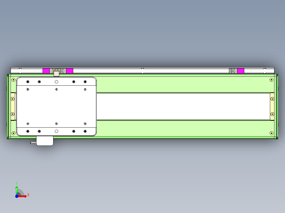 威洛博LC系列3d模型模组LC17E2Y-S450前视图