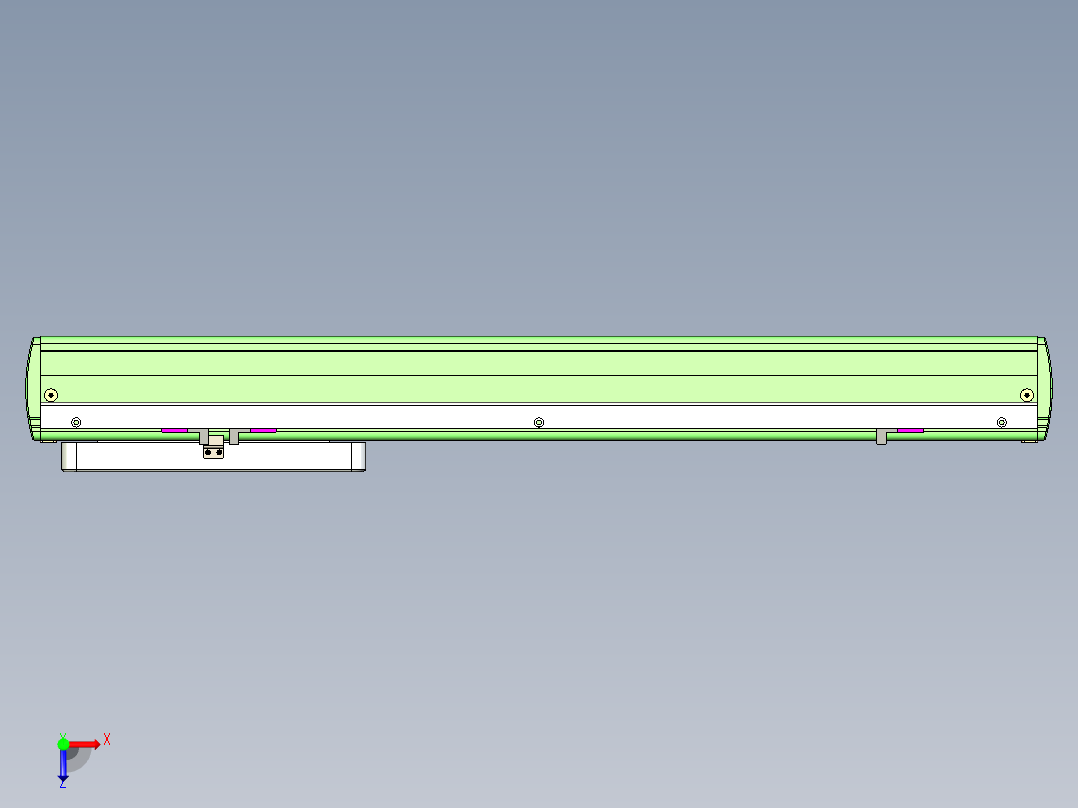 威洛博LC系列3d模型模组LC17E2Y-S450俯视图