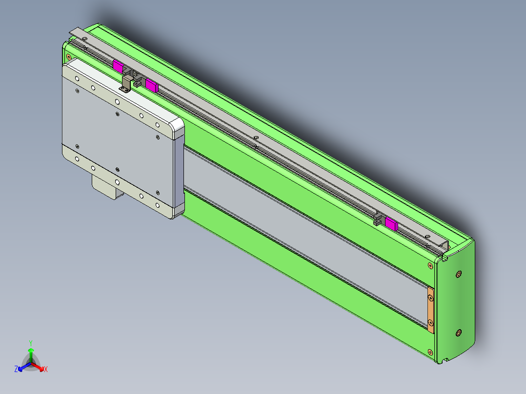 威洛博LC系列3d模型模组LC17E2Y-S450正等轴测图