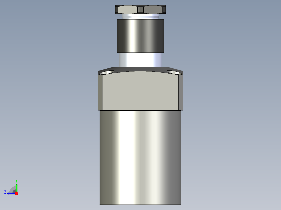 KOSMEKLHS1050-SR-Y30多系列多零件图纸模型右视图