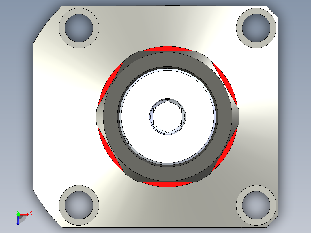 KOSMEKLHS1050-SR-Y30多系列多零件图纸模型俯视图