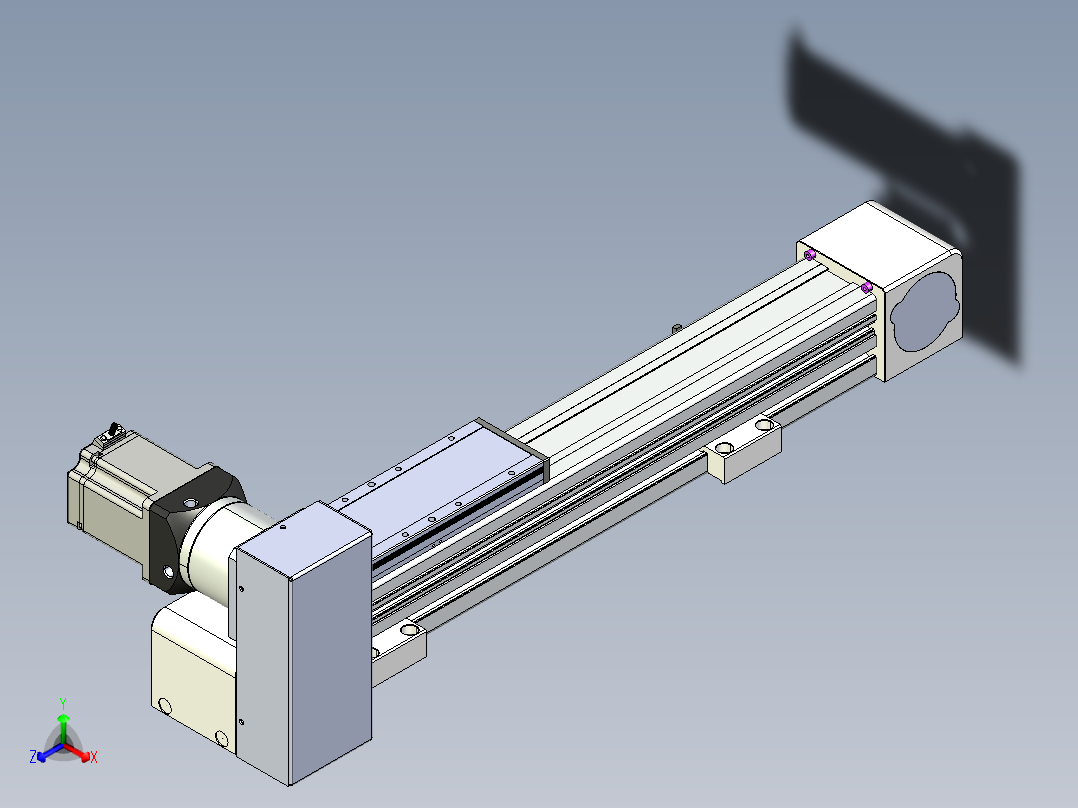 同步带滑台-欧规B8-L88-S350-L-ZP75-D3-N10