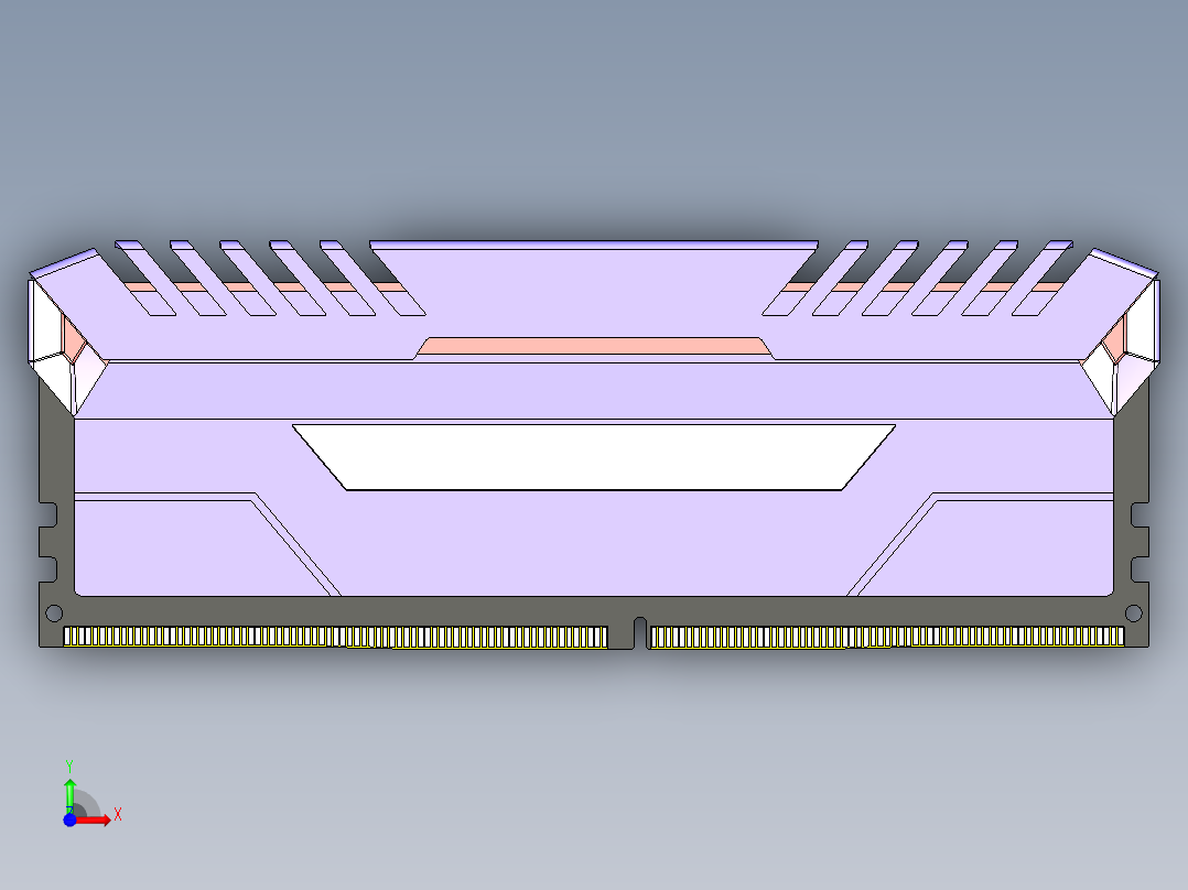 海盗船复仇LED DDR4内存前视图