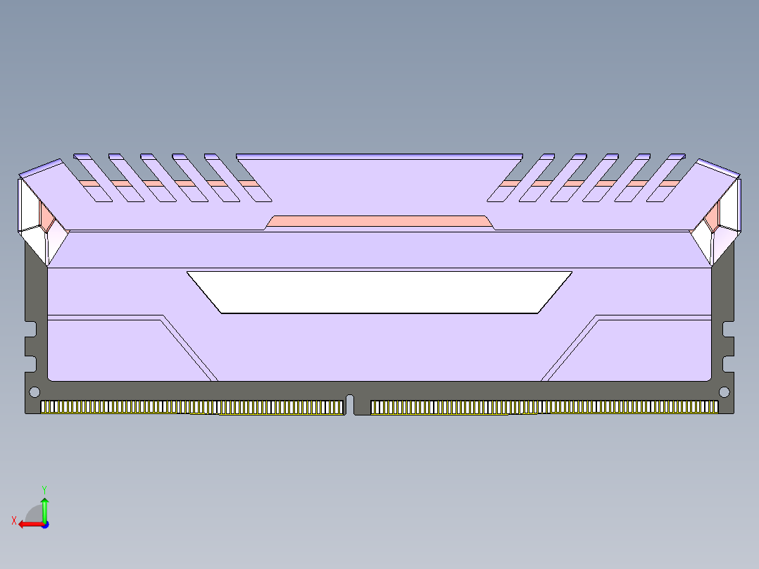 海盗船复仇LED DDR4内存后视图