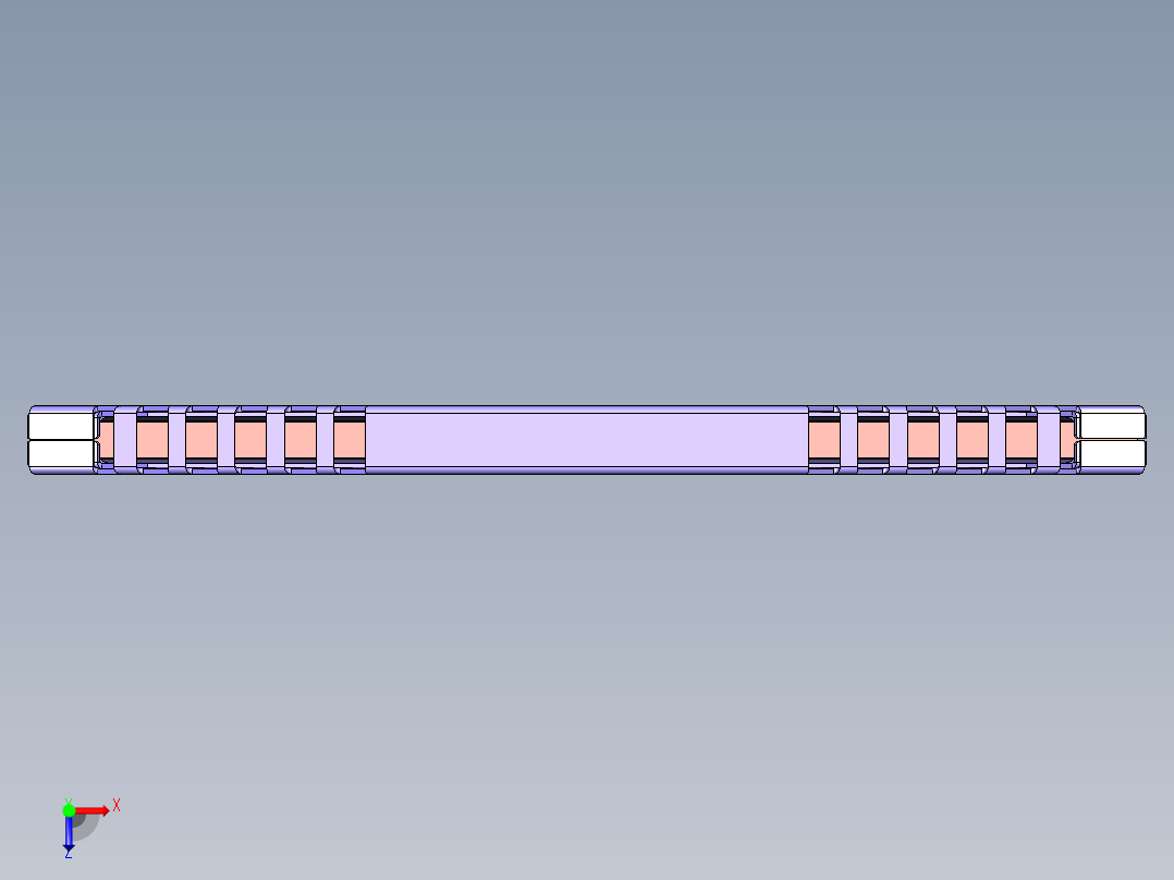 海盗船复仇LED DDR4内存俯视图