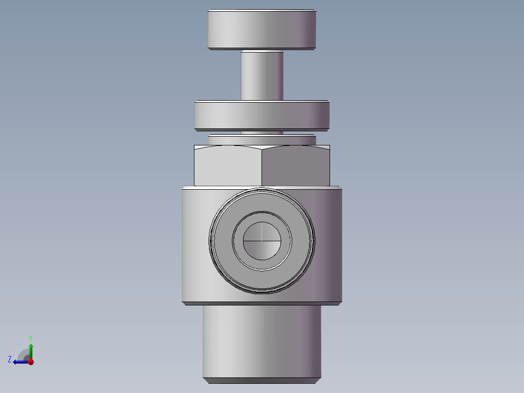 节流阀PSL803A（3分8厘）右视图