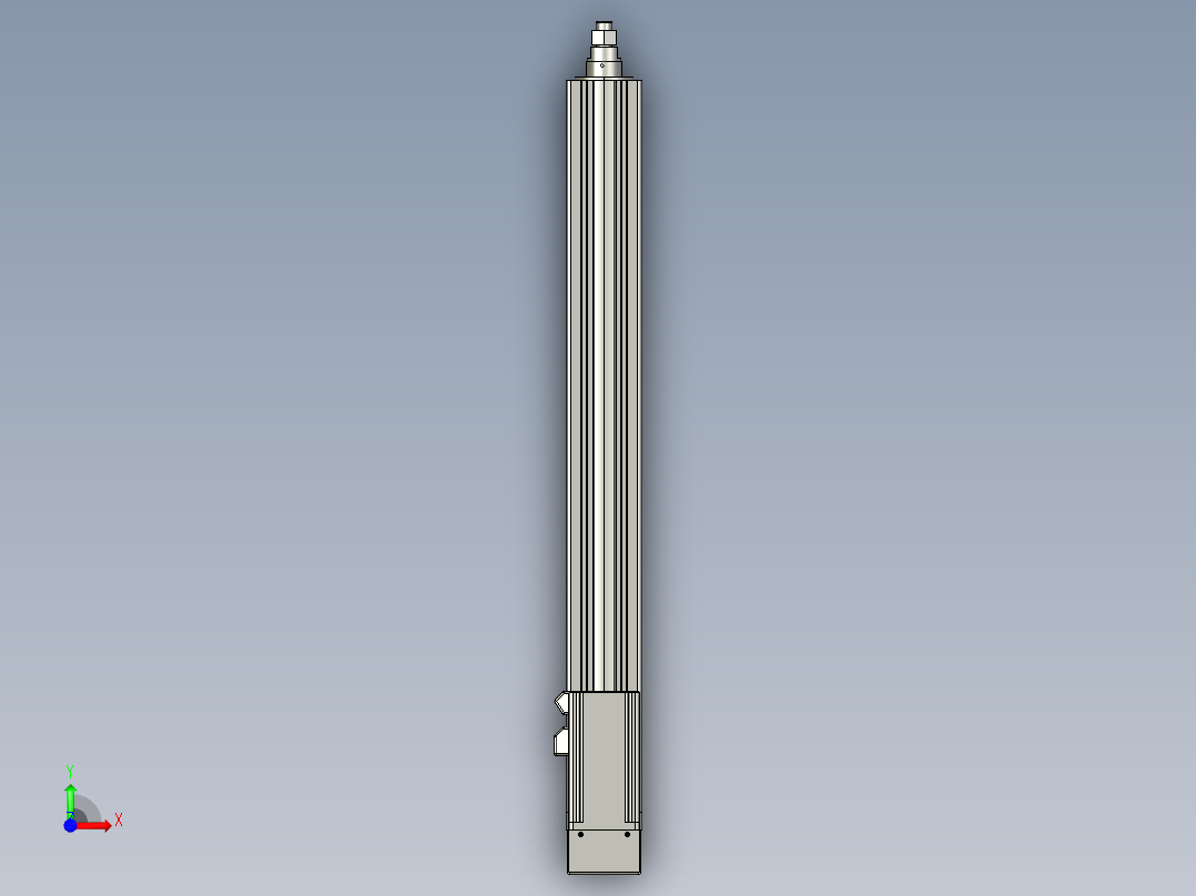 12VZ电动缸-VZ6-S500-BD前视图