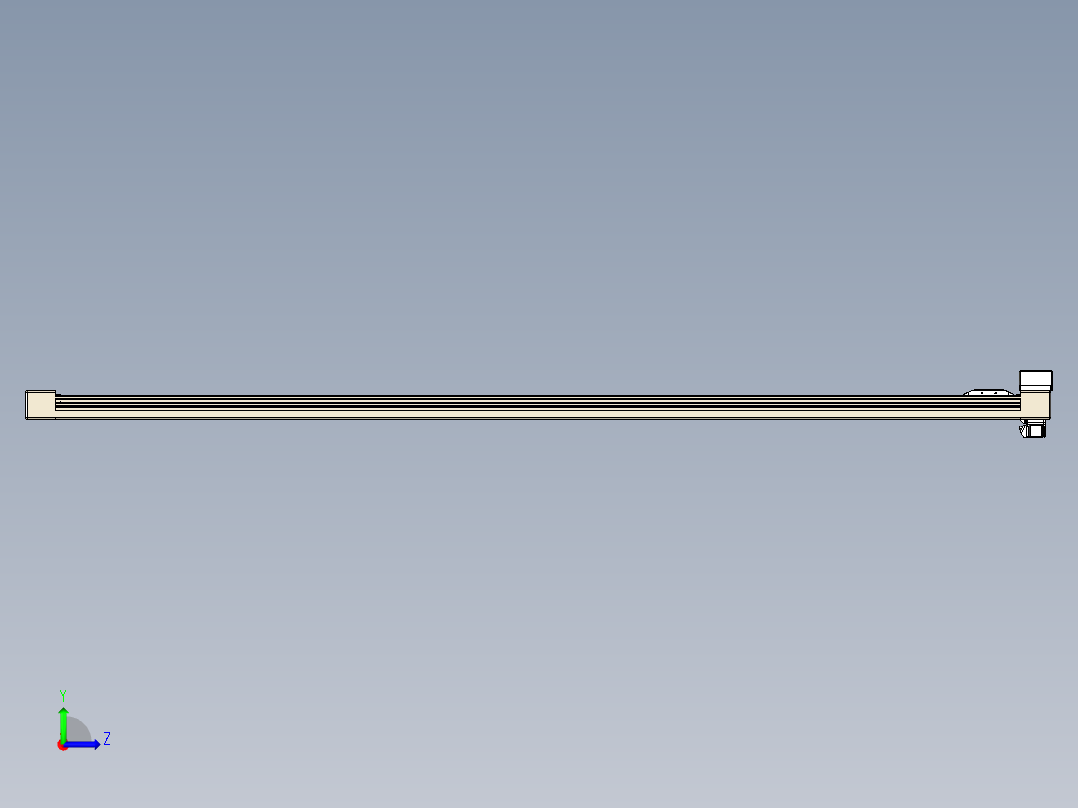 同步带全封闭直线模组TPA-HCB-65S-90-L1800-MR-Y-P10-N3左视图