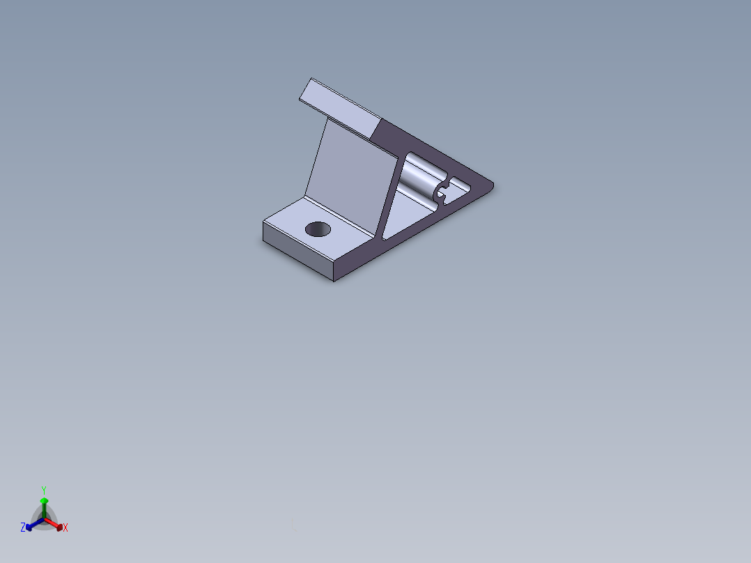 铝型材及其附件3.31.80.45.45.SLDPRT正等轴测图