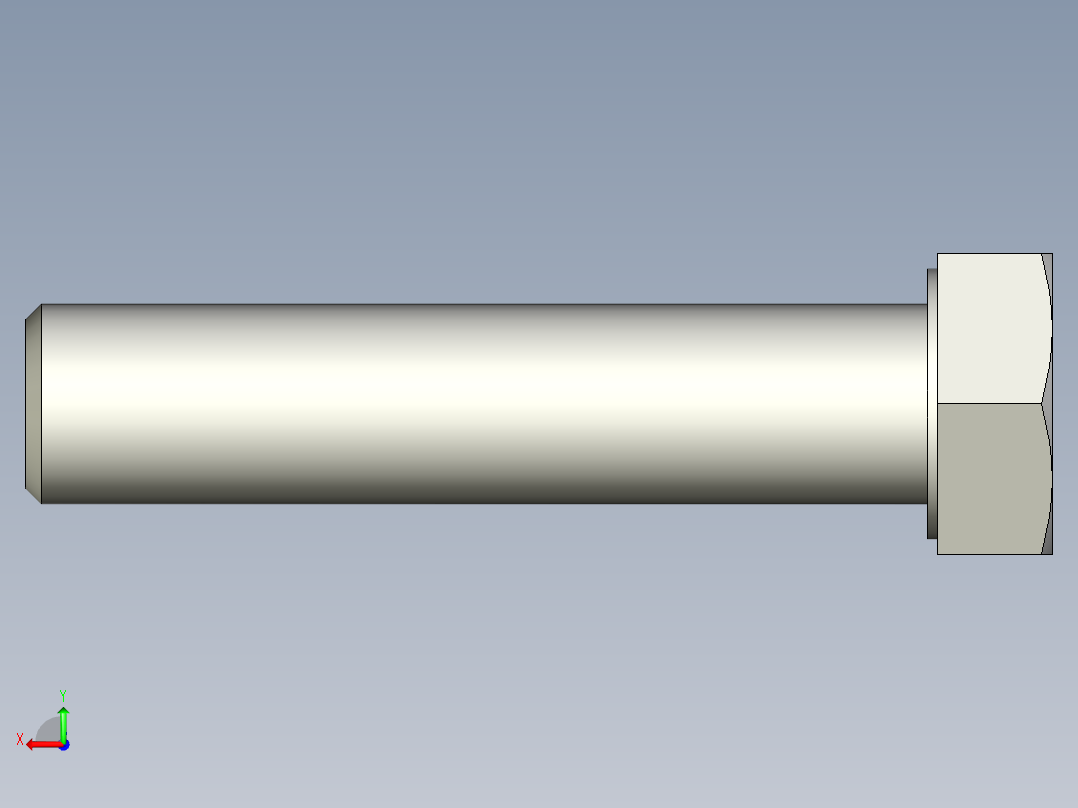 螺钉-DIN_931-M20x2.5x90_30.stp后视图