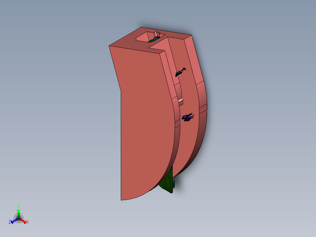 未来的高速运输悬浮低压钢管高铁正等轴测图