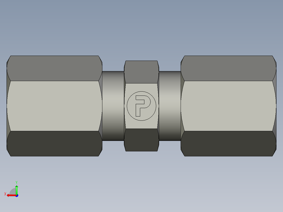卡套式工业通用硬管接头EO Union G04LL71后视图