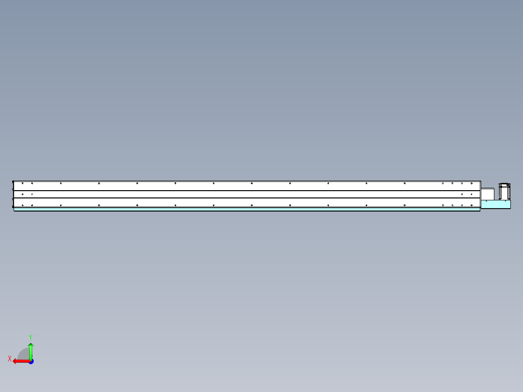 威洛博VBF同步带传动一般环境VBF14-L45-S2150-BL-ZP40-C3后视图