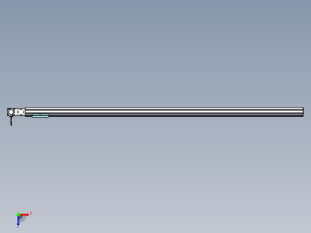 威洛博VBF同步带传动一般环境VBF14-L45-S2150-BL-ZP40-C3俯视图