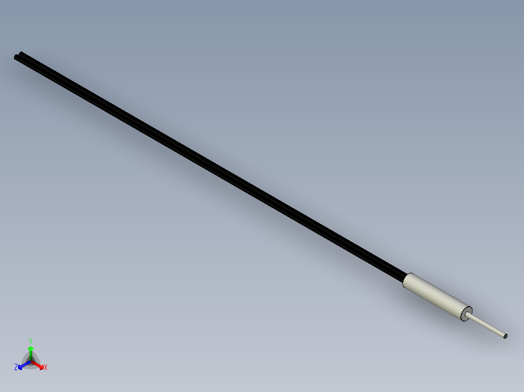 光纤元件漫反射型FR-D311Q-I正等轴测图