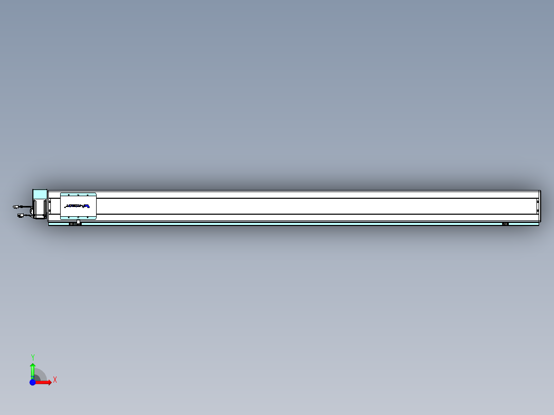 威洛博VBC同步带传动一无尘环境VBC14-L45-S1900-BRU-ZP40-C3前视图