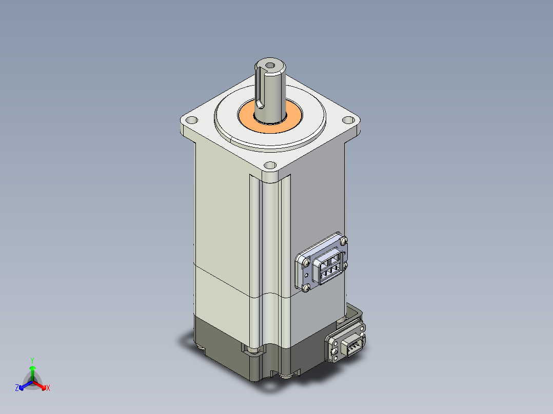 电机MS6H-60TH30BZ3-20P4.IGS正等轴测图