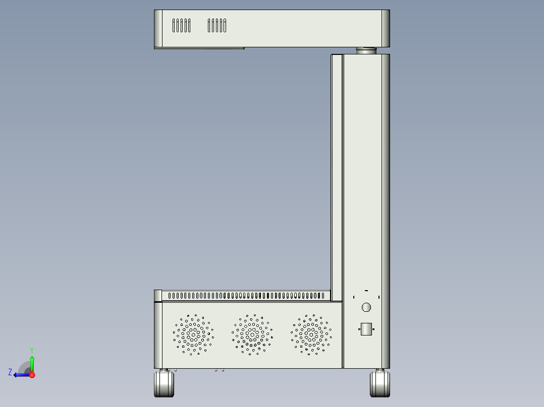 艾灸仪sw18可编辑右视图