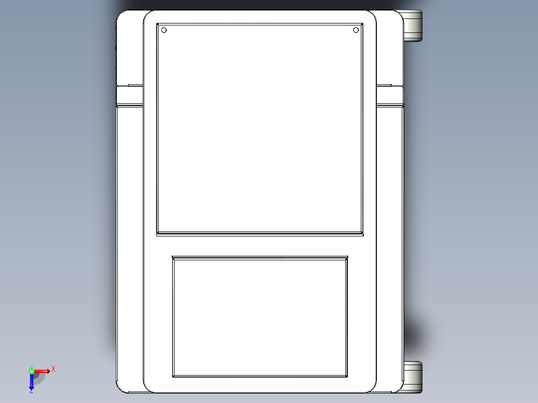 艾灸仪sw18可编辑俯视图