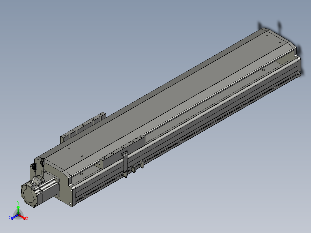 东锦丝杆传动-直线滑台模组DH210-C-L10-S700-BC-P750W-C3.STEP
