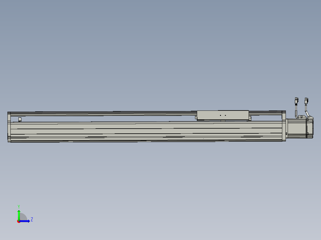 东锦丝杆传动-直线滑台模组DH210-C-L10-S700-BC-P750W-C3.STEP左视图