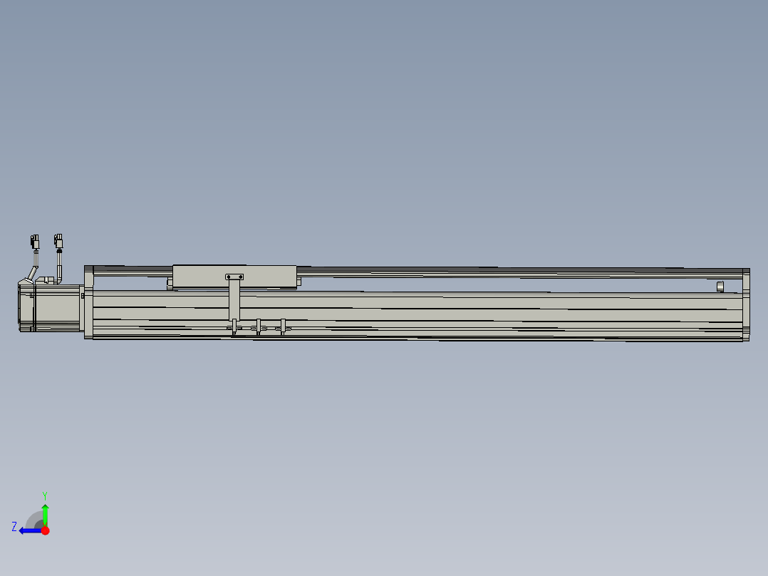 东锦丝杆传动-直线滑台模组DH210-C-L10-S700-BC-P750W-C3.STEP右视图