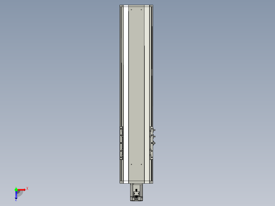 东锦丝杆传动-直线滑台模组DH210-C-L10-S700-BC-P750W-C3.STEP俯视图