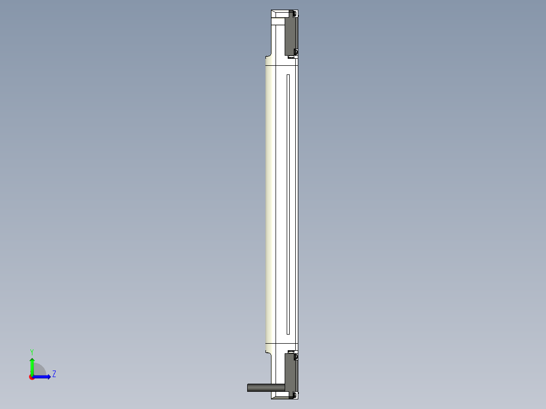 基恩士SL-V16H(S)_R_kc图纸模型左视图