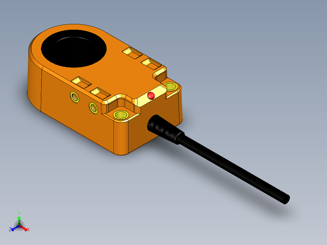 接近传感器PC15正等轴测图