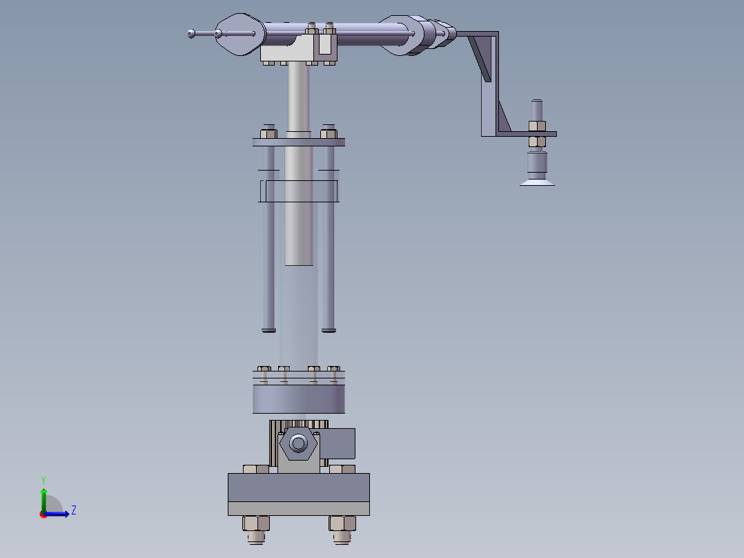 吸盘机械手左视图