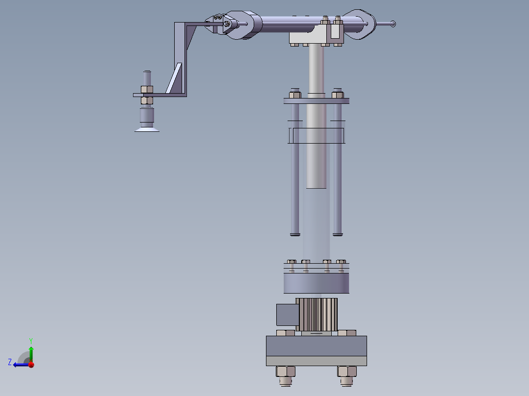 吸盘机械手右视图