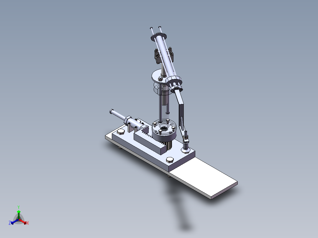 吸盘机械手正等轴测图