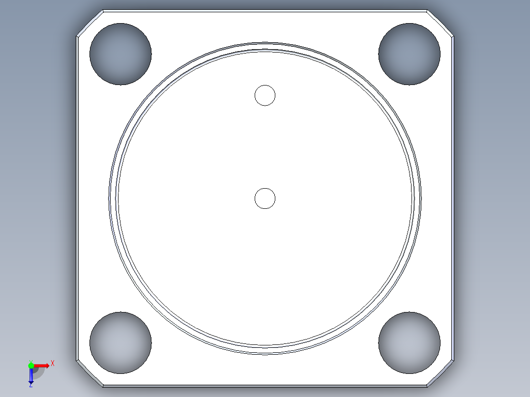 KOSMEKLZ0450-S多系列多零件图纸模型多系列多零件图纸模型俯视图