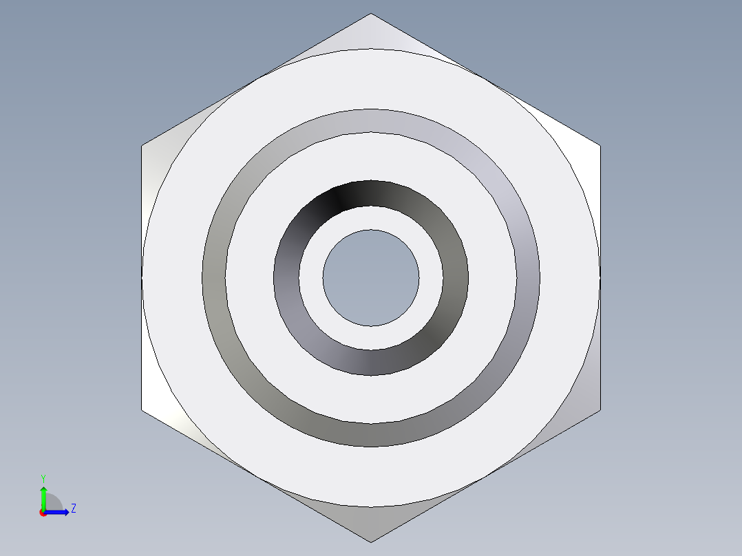 卡套式工业通用硬管接头EO_Bulkhead_union_SV06SOMDCF左视图