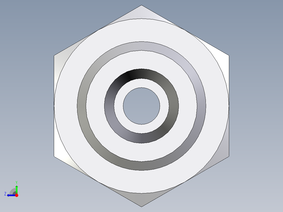 卡套式工业通用硬管接头EO_Bulkhead_union_SV06SOMDCF右视图