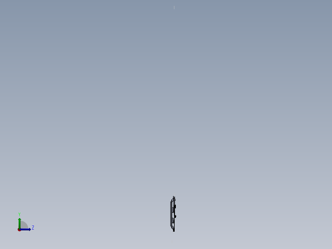 沙发伸缩机构左视图